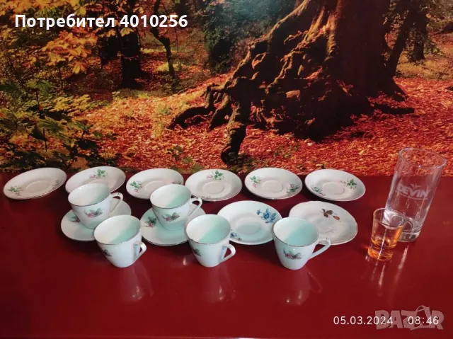 АНТИКВАРНИ ЧИНИЙКИ И ЧАШКИ+ПОДАРЪЦИ, ЕВТИНО, снимка 2 - Чинии - 49005295