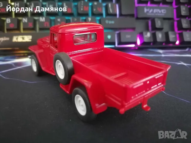 Джип Уилис '47 в мащаб 1:34, снимка 3 - Колекции - 48546643