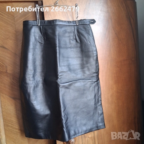 Продавам кожена пола. 44 р-р., снимка 2 - Поли - 53018020
