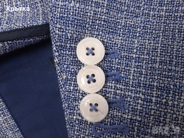Boggi Milano - Оригинално мъжко сако от вълна и коприна р-р 54 / XL, снимка 7 - Сака - 52759999