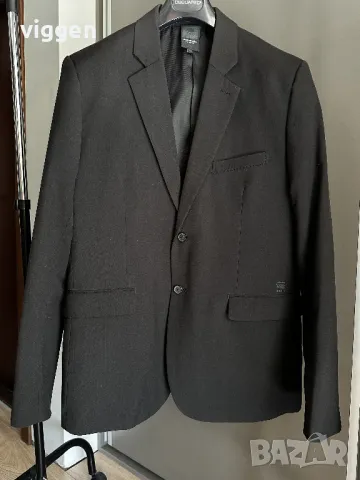 Модерно лятно сако тип блейзър на G-Star. Размер 54 XL Цвят черен. ТОП