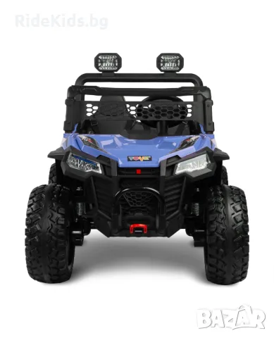 Офроуд акумулаторен автомобил BLAZE, Син– 4x4, до 35кг., с дистанционно и LED, снимка 3 - Детски велосипеди, триколки и коли - 50099626