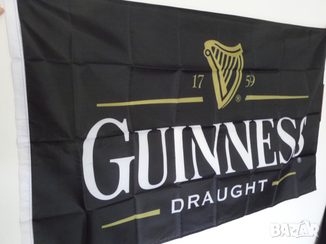 Guinness Draught знаме тъмна ирландска бира реклама Гинес, снимка 4 - Декорация за дома - 36533835