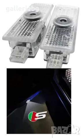 2 броя за Jaguar R S Sport Logo F-TYPE F-PACE I-PACE XF XE XJ X-Type LED светлини