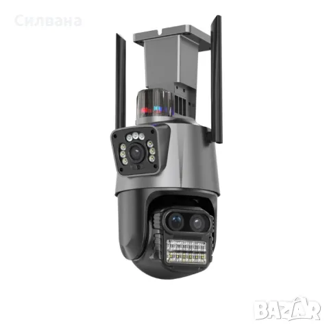 Камера за наблюдение 4K Ultra HD,8MP,датчик за движение,нощно виждане,двупосочна аудио връзка, снимка 2 - Камери - 48359331