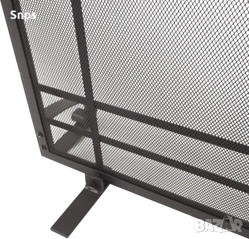 Параван за камина от черно желязо, снимка 4 - Други стоки за дома - 48513860