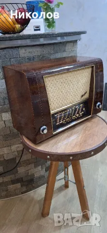 Ретро радио с дистанционно, снимка 6 - Радиокасетофони, транзистори - 50319306