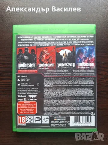 Wolfenstein Alt History Collection (Xbox One, Xbox X) 2 игри в отлично състояние, снимка 2 - Игри за Xbox - 56297635