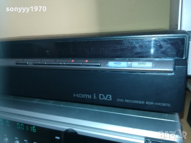 sony recorder hdd/dvd/dvb/hdmi/usb 0703211005, снимка 8 - Плейъри, домашно кино, прожектори - 32069253
