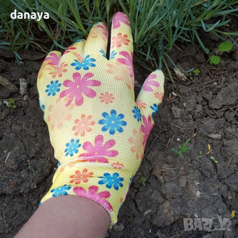 2872 Универсални дамски работни ръкавици цветни, снимка 3 - Градински инструменти - 36722201