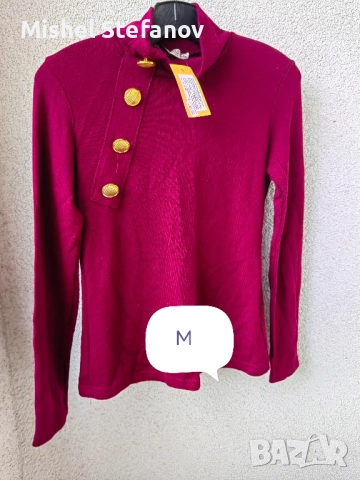 дамски блузи различни размери НОВИ, снимка 3 - Блузи с дълъг ръкав и пуловери - 51485328