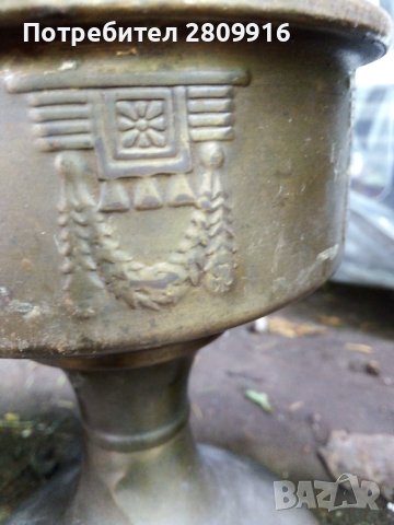 Стара газова лампа , снимка 4 - Антикварни и старинни предмети - 40850955