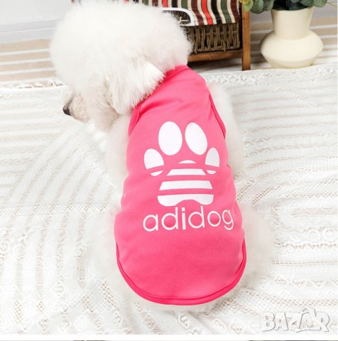 Тениски за кучета и котки. Дрехи за мъжко и женско куче. Блузка за куче. Кучешки дрехи. Адидог , снимка 14 - За кучета - 33081917