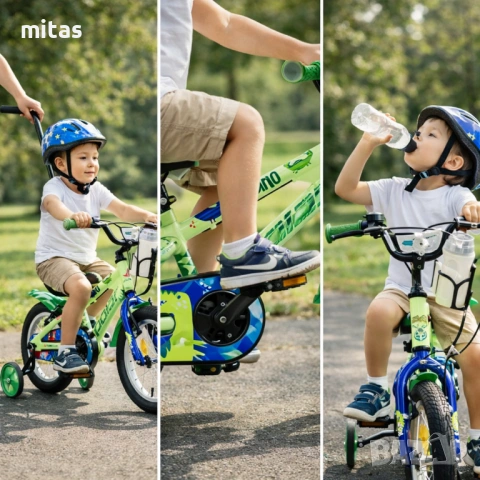 Детски велосипед Polar Junior 14" – Police / Icecream / Dino, снимка 11 - Велосипеди - 53974788