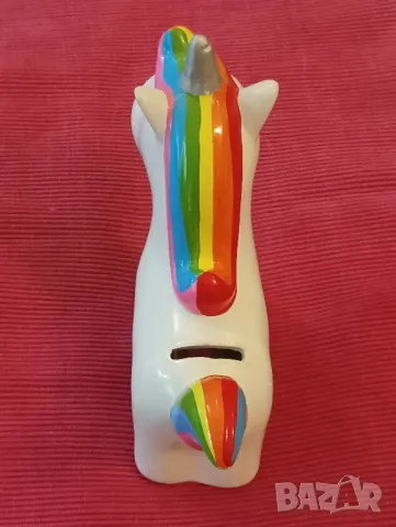 Керамична касичка Еднорог. , снимка 6 - Статуетки - 47941134