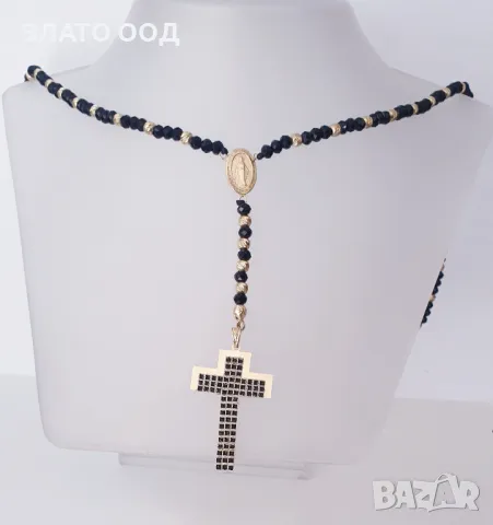 Златни колиета със силикон, снимка 16 - Колиета, медальони, синджири - 49647513