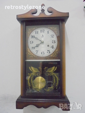 № 8265 Стар стенен часовник LAVA  , снимка 7 - Антикварни и старинни предмети - 51726915