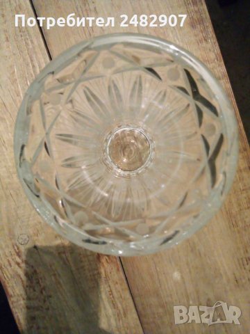 Кристална ретро ваза, снимка 2 - Вази - 29356408