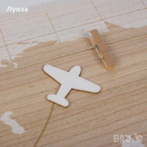 Голямо дървено пано за пътешественици, снимка 3 - Декорация за дома - 30362030