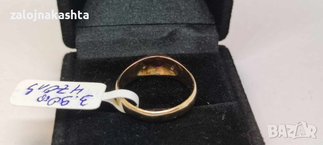 Златен пръстен  Рубин-3,90гр/14кр, снимка 5 - Пръстени - 42733133