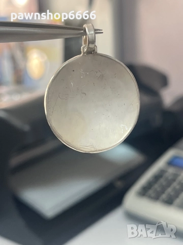 Сребърен медальон 925, снимка 6 - Колиета, медальони, синджири - 51675338