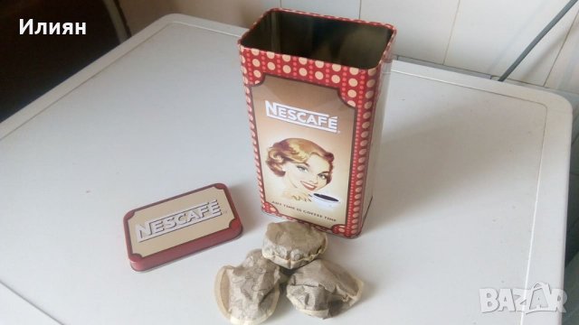 Метална кутия Nescafe, снимка 4 - Колекции - 34180375