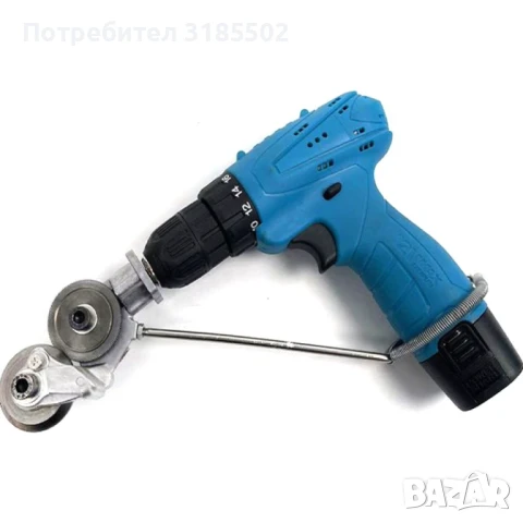 Приставка за бормашина, н о ж и ц и за метални плочи с двойна глава, снимка 2 - Бормашини - 51251846