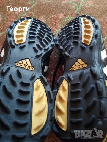 Adidas в черно, бяло и златно за спортивни хора, снимка 7 - Маратонки - 55952923