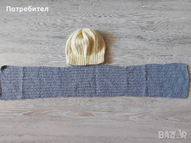 Вълнени ботушки номер 36-40, шапка и шал, снимка 3 - Други - 42381598