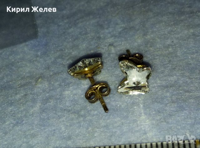 НЕЖНИ СРЕБЪРНИ ОБЕЦИ СРЕБРО 925 с ФАСЕТИРАНИ ПЕПЕРУДКИ от ШЛИФОВАН ЧИСТ ПЛАНИНСКИ КРИСТАЛ 40154, снимка 5 - Обеци - 42466245