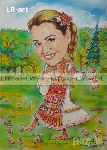 КАРИКАТУРИ , ШАРЖ от снимка, рисувам ръчно, снимка 4 - Картини - 39197341