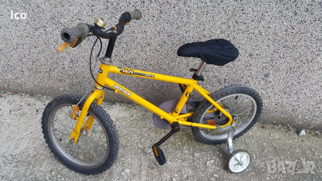 Детски велосипед колело 16" с помощни, снимка 2 - Велосипеди - 37039130