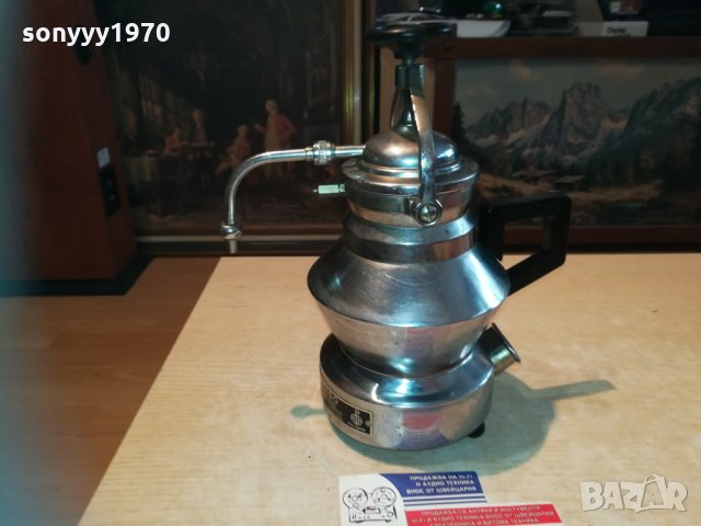 Vintage Art Deco Zappia Paradiso-Espresso Maker-внос швеицария, снимка 4 - Колекции - 30180685