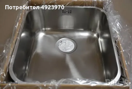 SMEG UM45 – нова мивка за вграждане под плот, неръждаема стомана, снимка 4 - Мивки - 55727242
