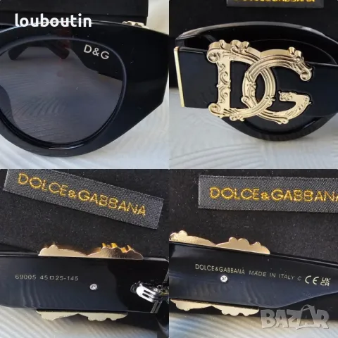 Dolce DG 2024 дамски слънчеви очила котка 2 цвята черни бели, снимка 5 - Слънчеви и диоптрични очила - 48034653