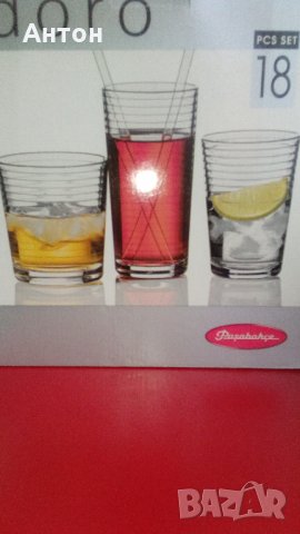 Комплект нови чаши - 18бр.
