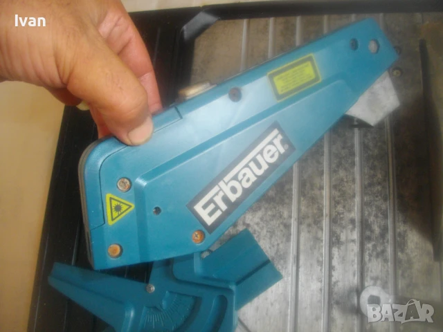 750 вата ф180мм английска оригинална ел. машина рязане плочки плочи камък облицовки ERBAUER отлична, снимка 6 - Други инструменти - 51252820