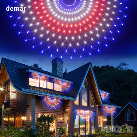 Leisure world, пакет от 3 броя по 150 LED светлини, супер ярки светлинни гирлянди