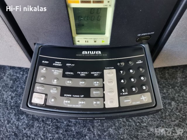 FM радио стеро касетофон  CD player AIWA CSD-EX5, снимка 5 - Радиокасетофони, транзистори - 40189255