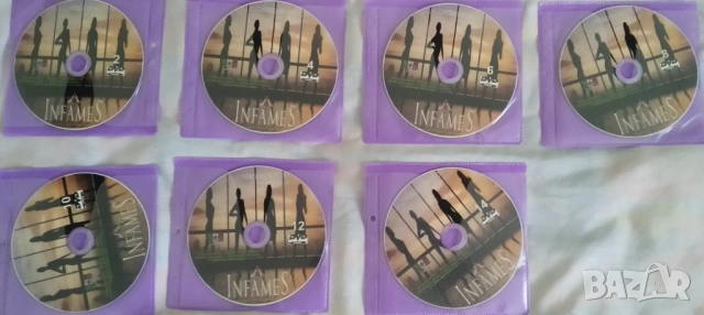 14 броя DVD диска с мексиканска теленовела Infames, снимка 3 - DVD филми - 54322424