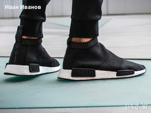 маратонки  Adidas NMD City Sock Winter Wool Black номер 43,5-44, снимка 6 - Маратонки - 40186108