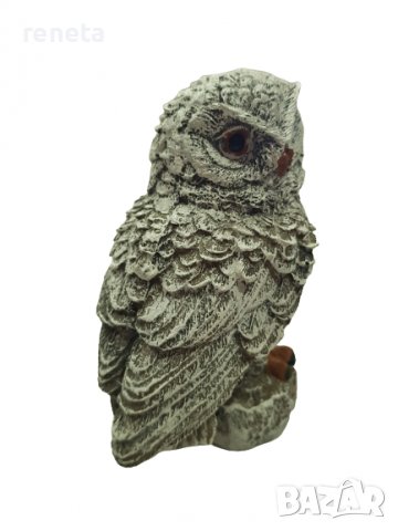 Статуетка Ahelos, Снежен бухал, Керамична, 14 см, снимка 2 - Арт сувенири - 38296174
