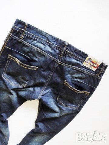 Desigual Oftal Celeste Palido Men's Slim Fit Jeans Мъжки Дънки Размер W34, снимка 14 - Дънки - 29098910