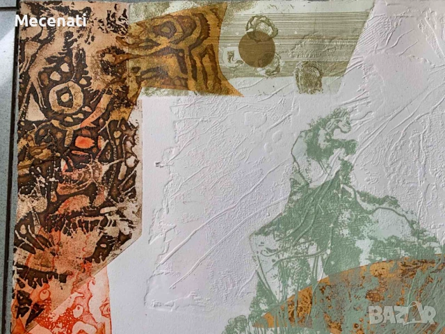 СТОЯН ВЪЛКАНОВ - абстракт/смесена техника, снимка 4 - Картини - 53133342