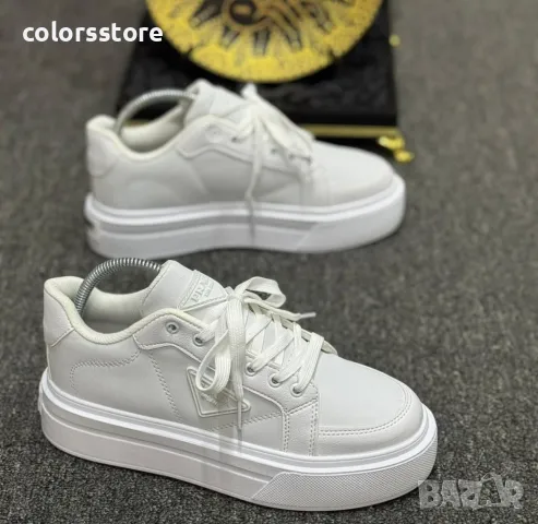 Мъжки бели кецове Pr@ **/BR12