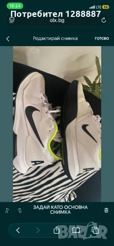 Nike оригинални маратонки като  нови, снимка 4 - Маратонки - 56184099