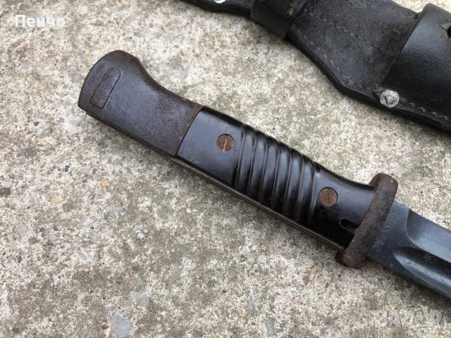 стар немски щик МАУЗЕР К98, снимка 9 - Антикварни и старинни предмети - 49460517