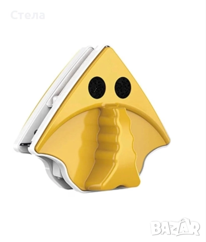 Триъгълен двустранен магнитен уред за почистване на стъкла, прозорци