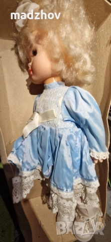 Автентична говореща кукла от СССР, модел "Наташа" (1988), напълно нова, в комплект оригинална плоча, снимка 13 - Колекции - 51444478