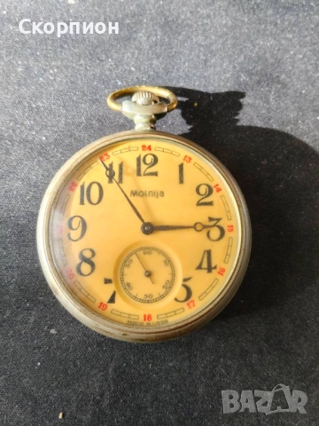Джобен часовник - Молния - СССР - КОРАБ - Промоция, снимка 2 - Джобни - 50040781